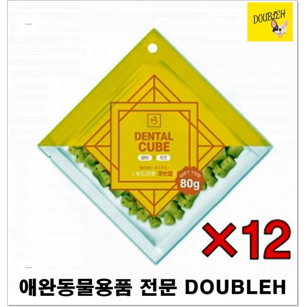 덴탈양치껌 댕댕이 황태큐브 허약몸뼈 애완용품 3개월강아지개껌 성분좋은개껌, 1개