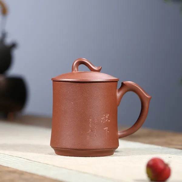 자사컵 남성 퀄리티 대용량 있음 덮개끈 손잡이 찻잔 물컵 사무실 여성 타입 내려놓다 컵 용혈사