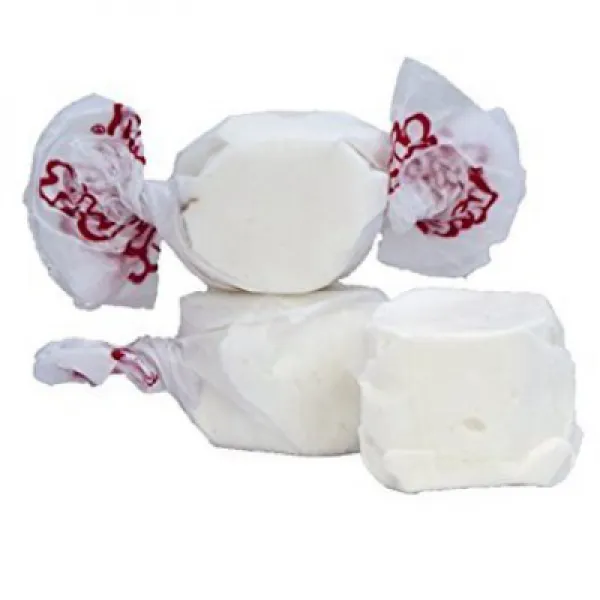 White Vanilla Gourmet Salt Water Taffy (2 LB) 바닐라 미식가 바닷물 Taffy (907.2g), One Color, One Size