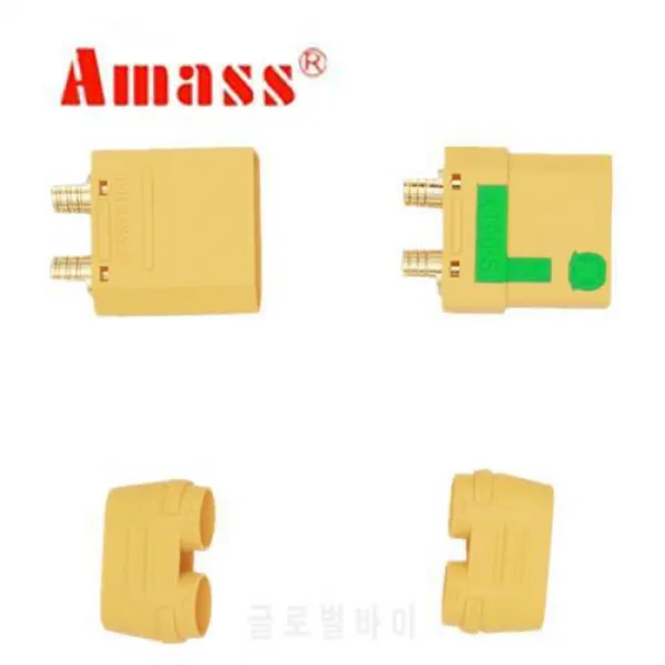 10pairs Original Amass XT90HS XT90H XT90S 남성 여성 총탄 커넥터 플러그