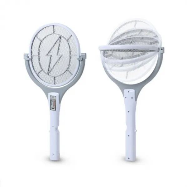 [제가] 90도 회전하는 초강력 전기 모기채 ( NEW USB 충전형 ), 그레이