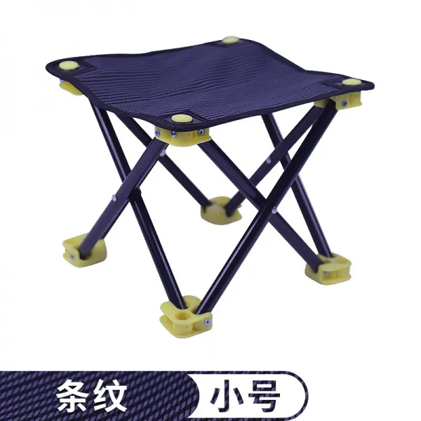 야외 접기 의자 마차 휴대용 줄서기 춘운신기 초경량 지하철 기차 여행, 트럼펫 블랙 줄추가 타입