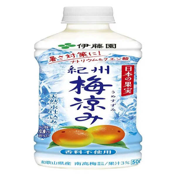 1)梅涼み (冷凍兼用ボトル) 500g×24本 伊藤園 日本の果実 梅涼み (冷凍兼用ボトル) 500g×24本 1) 매화 납량 (냉동 겸용 병) 500g × 24 개 이토엔 일본의, 1
