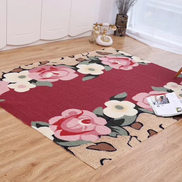 진채 입구 매트 흡수 매트 가위질 미끄럼 방지 매트 맞 춤 형 문앞 현관 초 슬 림 평면 자미 화 120 X160cm