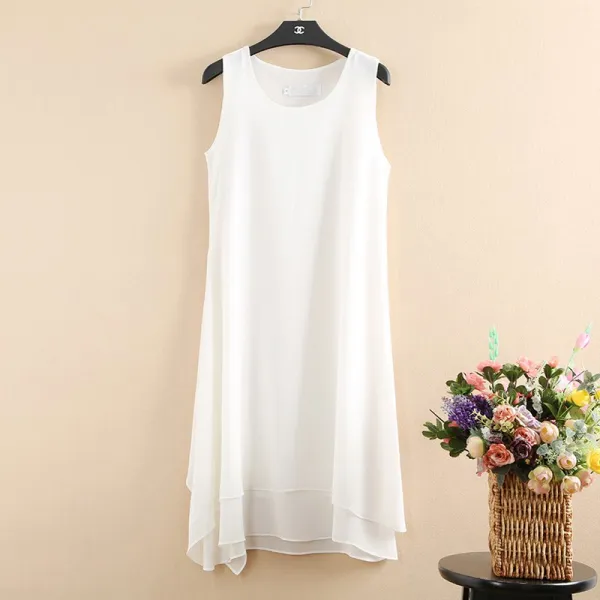 해외구매대행 쉬폰 나시 원피스