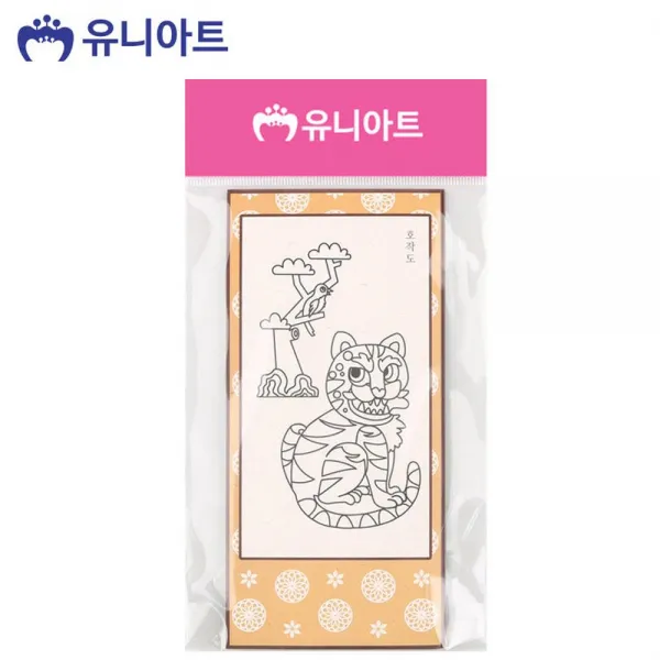 유니아트 (DIY.584) 나만의 병풍만들기 4폭 (민화), 단일상품