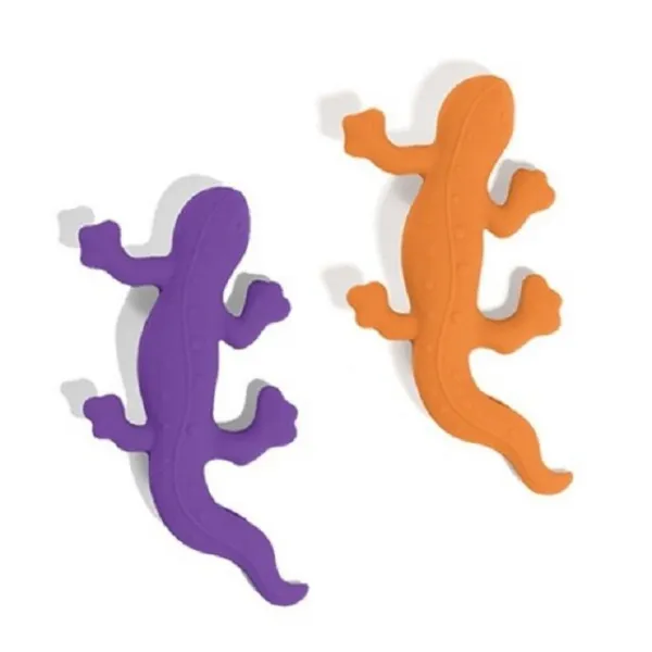 Jh 안전한 반려동물 장난감 도롱뇽모양 강아지완구 S 퍼플