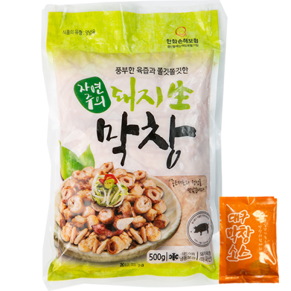 자연주의 생막창 돼지생막창 500g+소스 100g, 1개, 500g