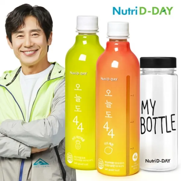 뉴트리디데이 오늘도44 패키지(레몬1+파인애플1)+보틀, 단품