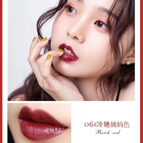 HuaBang 닷새 만에 도착하다 고가 자동 립 펜 라인 펜 방수 내구성 비 페이딩 비 스테인드 컵 콩 페이스트 일반 얼굴 학생 립스틱 펜세련되고 단순하며 방수 닷새 만에 도착하다, 06 # 아줌마 색상 구매 두세 무료
