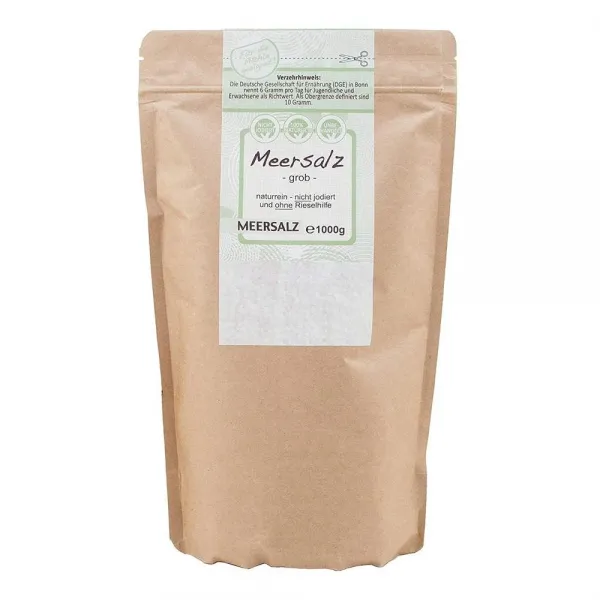 독일직구 직접적이고 친근한 그로브 Meersalz perfekt geeignet fur die Salzmuhle (1kg)