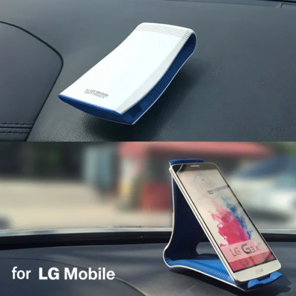  바보사랑 Lg모바일 지그랩 차량용 360도회전 스마트폰 거치대 1개 블랙 오렌지