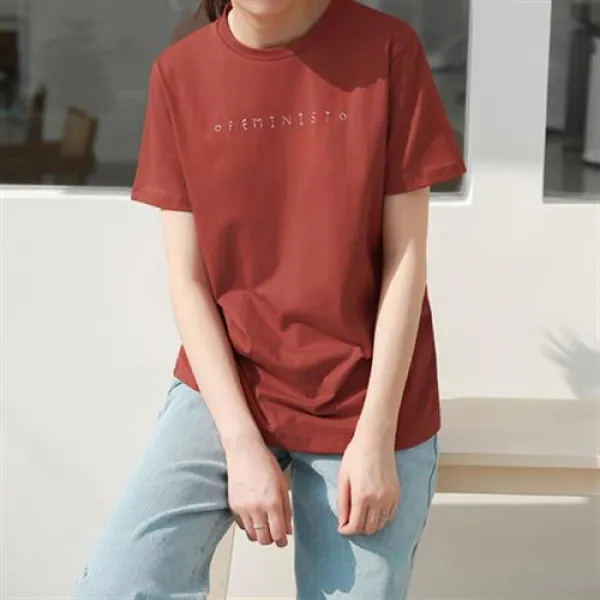 TS112882 여성티셔츠 여자티셔츠 예쁜티셔츠 여자맨투맨 여성면티 여성맨투맨 여자반팔티 여성반팔티셔츠 레터링티셔츠 여름티셔츠