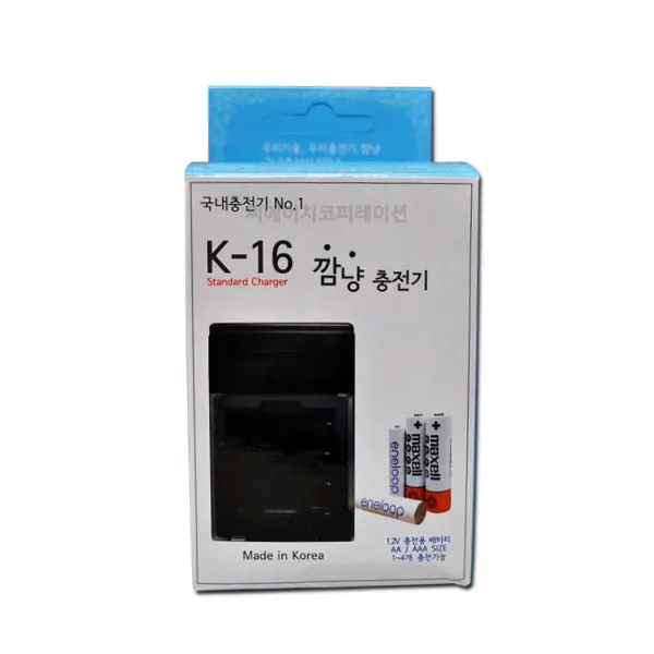 깜냥 K-16충전기 (AA AAA 충전지 4개), 1개