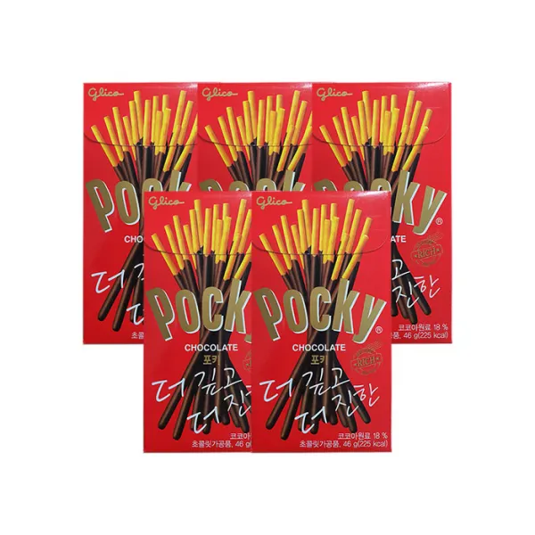 해태 포키(46gx10개) 빼빼로데이 선물, 5개, 46g