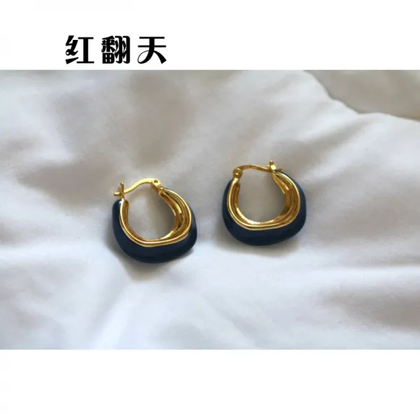 HONGFANTIANSHIPIN 작은사이즈 귀걸이 여성패션귀걸이 41651530
