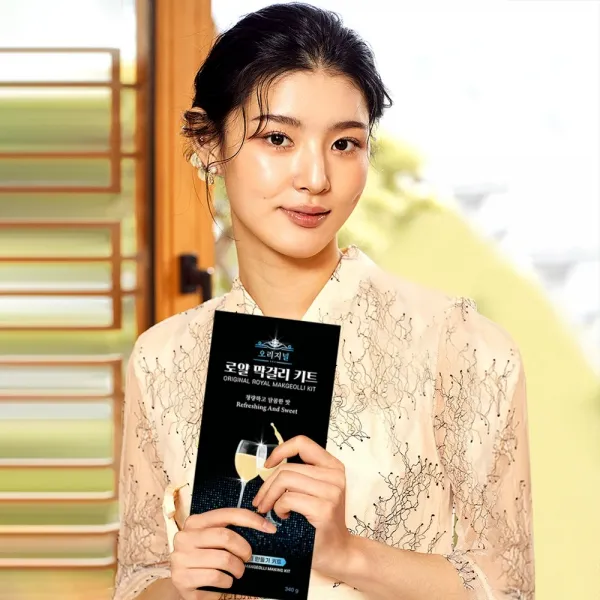 고급 로얄 막걸리 만들기 키트 오리지널 세트 24시간완성 2L용량, 로얄막걸리 오리지널 340g