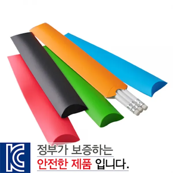 (인쇄제작 3000개)백색원형지우개연필3p 종이케이스 간담회기념품 면파우치제작 판촉활동 헬스장사은품 바디수건, 1개