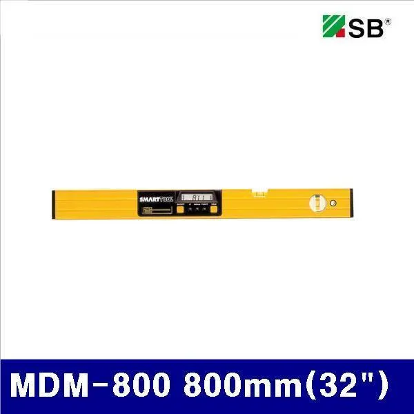 SB 4210368 디지털자석수평 MDM-800 800mm(32Inch) 0.1° (1EA) 각도기 자 수평기 줄자 자석수평 수평기 각도기 측정공구