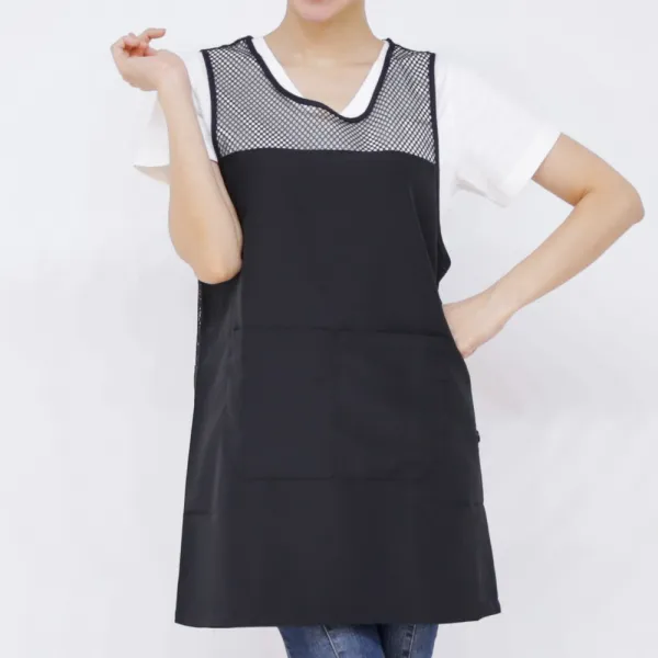 웰컴가운 Ae251 망사 앞치마 원피스 시원한 여름 Ae251_검정_l