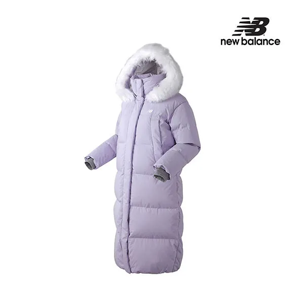 뉴발란스 여성용WOMEN 연아 구스 맥시 퍼 다운 NBNP84W032-Light Purple