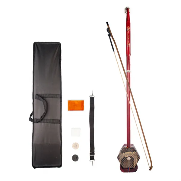 Stk 2 문자열 Erhu 중국어 레드 우드 악기 액세서리