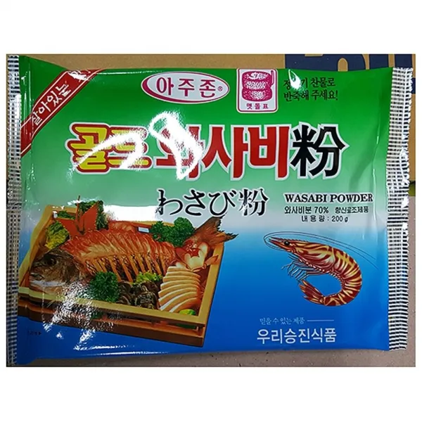미스j 와사비 고추냉이 식자재도매 (200gX1개) 맷돌, 1