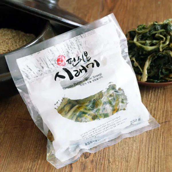 강원도 양구 펀치볼 삶은 시래기 1kg 유기농 무청 시래기 250g X 4팩