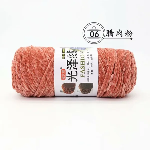 주식회사 주 광택 융털 뭉치 세 가닥 중굵기 핸드메이드 라탄 목도리 갈고리 신발캡 얼음덩어리 벨벳, 06 절여 말린 고깃 가루