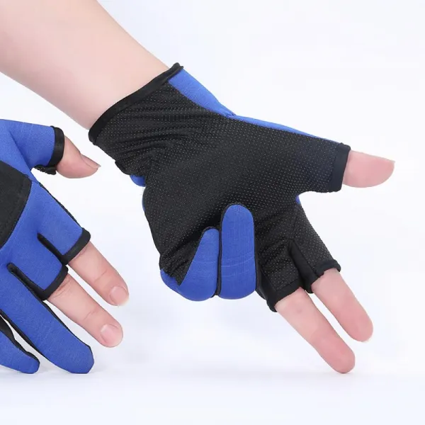 Kirahosi 가을 겨울 남성 낚시 장갑 낚시용품 남자 피싱글러브 E 7 Cvv8rgmm 블랙