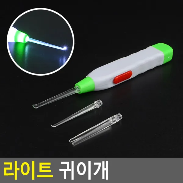 장가물류 라이트 귀이개 6개 | 귀이게 귀파개 귀지파게 귀청소 귀지 귀밥 귓밥 귀후비개 이어클리너 라이트귀파개