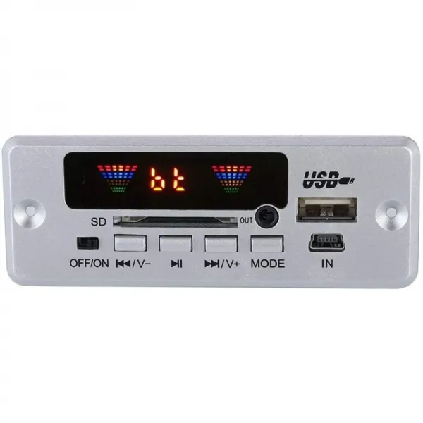 차량 오디오 차량 블루투스 Mp3 Aux Fm 디코더 차량 오디오 차량 원격 제어용 계층적 핸즈프리 통화 디, 단일옵션