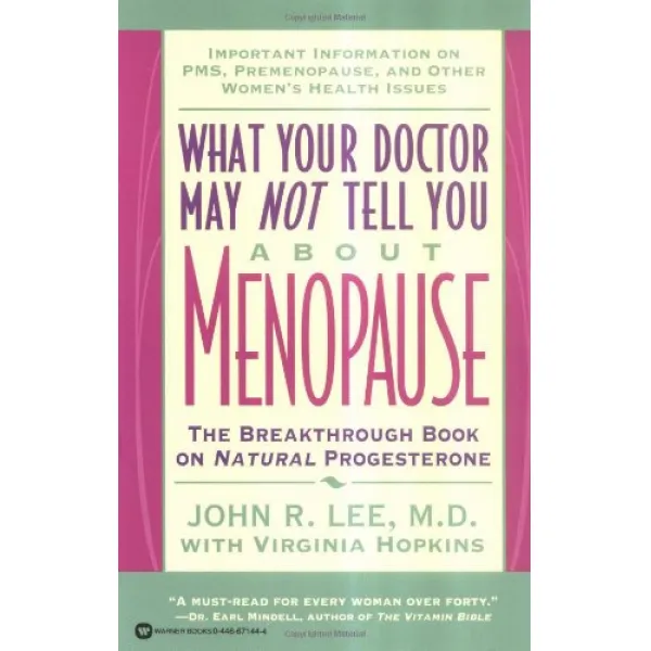 What Your Doctor May Not Tell You AboutTM Menopause The Breakthrough Book on Natural Progesterone