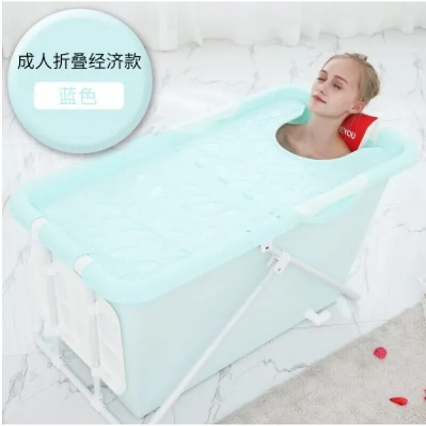 끓이다 목욕통 욕조 접다 욕조 접다 욕조 불다 공기 플라스틱 장방형 목욕 가용 목욕통 대호 전신 욕조 쌍이 앉을 수 있다, 상세페이지 참조
