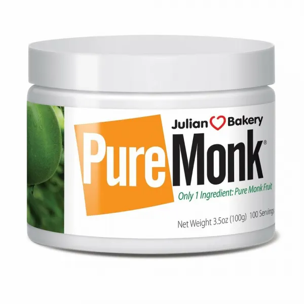 Julian Bakery 줄리언 베이커리 퓨어 몽크 100g Pure Monk Sweetener Fruit Extract 3.5oz, 1팩