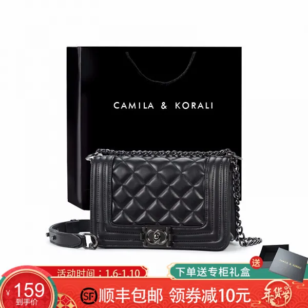 CAMALA&코리아2019 가을 가을 패턴 포켓 할머님 가방 미니백 숄더 숄더 숄더 숄더 숄더 체인 마름