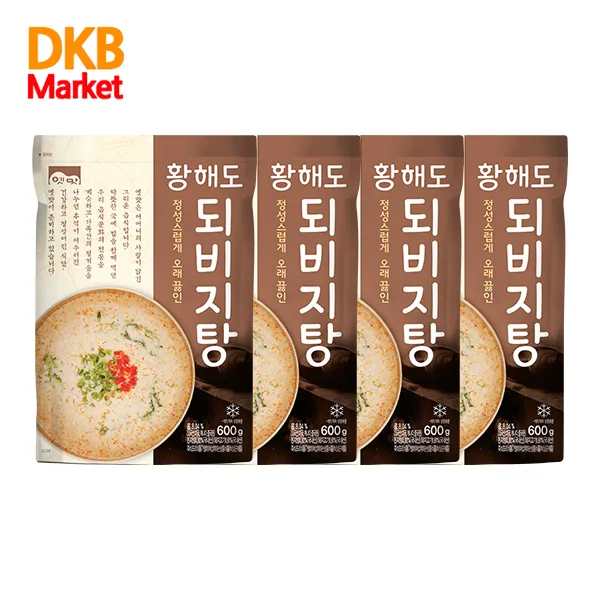 고향식품 옛맛 황해도 되비지탕 600g x 4개, 4