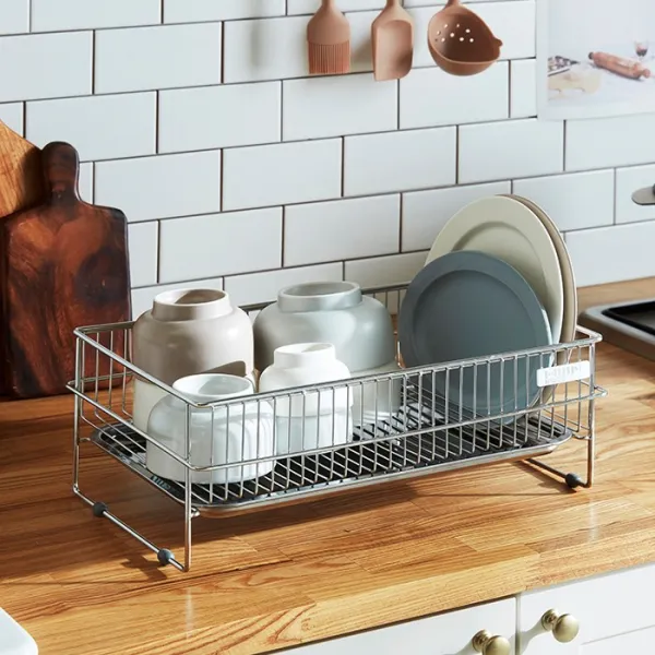 한샘 올스텐 싱글 주방 스텐 식기건조대 1단 설거지 싱크대 씽크대 물빠짐 추천 스테인레스 설거지통