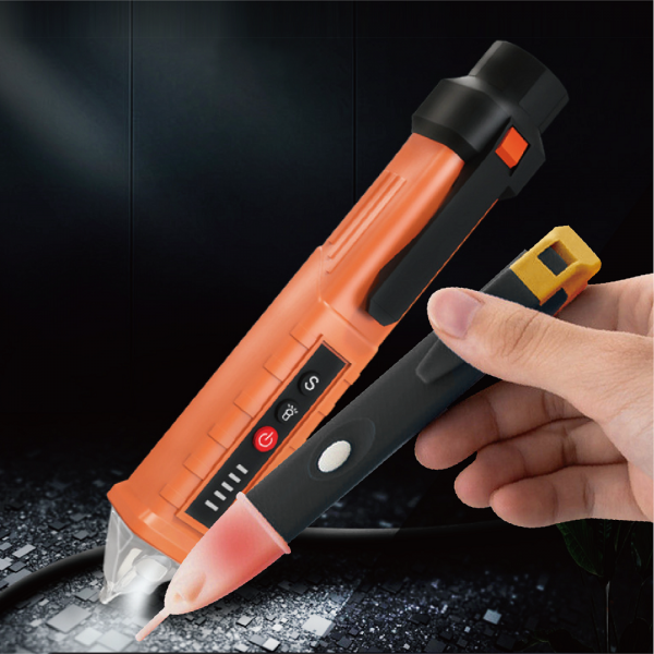 Kanga 3단 감도조절 비접촉식 고급형 검전기 전압 감지기 측정기