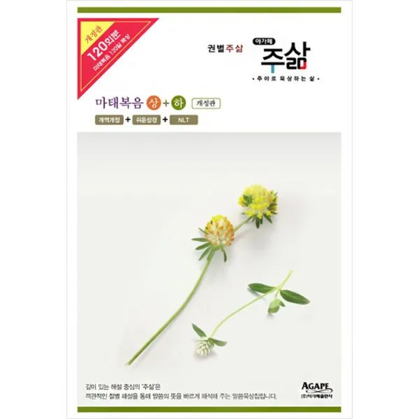 권별 주삶 마태복음 상.하 세트 (전2권) : 주야로 묵상하는 삶 개정판, 아가페출판사