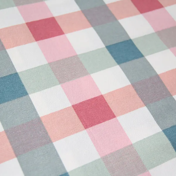 스트라이프 단가라 체크 지중해 광폭 순면 코튼 캔버스 사계절 무명천 침대시트 커튼 원단 맟춤제작 칸 블루 핑크