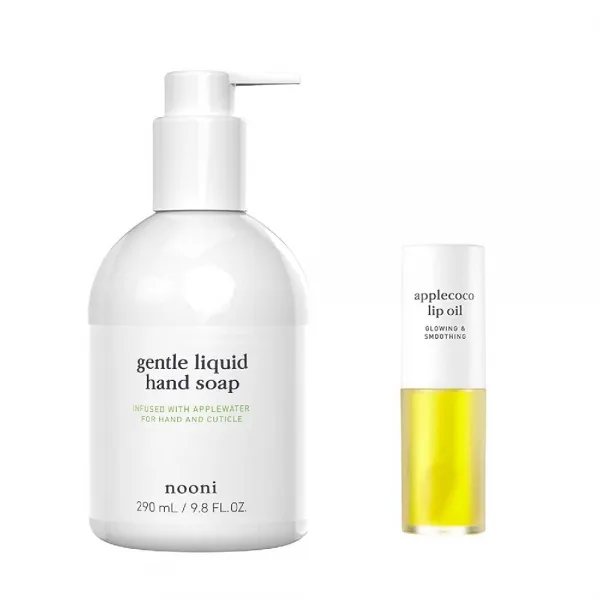 NOONI 누니 애플코코 립오일 액상형 핸드솝 세트 각 1개 290ml, 1ml