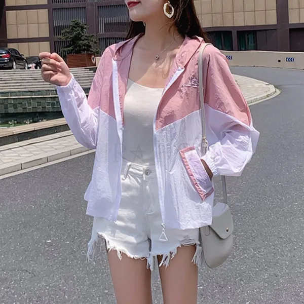 kirahosi NEW 바람막이 여성 여름 후드 집업 자켓 야외필수 366호+덧신증정