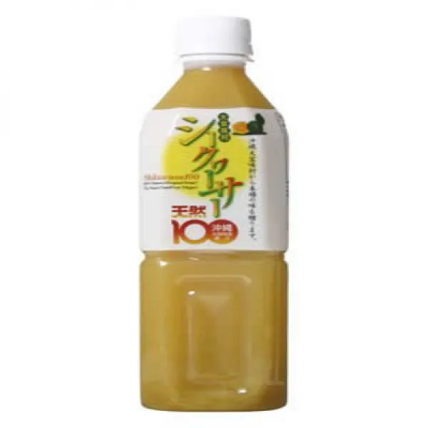 沖縄物産企業連合 やんばる産シークワーサー100% 500ml 오키나와 물산 컨소시엄 얀 바루 산 시쿠와 사 100 % 500ml, 1
