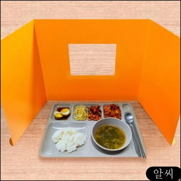 오피스존 PP 개인위생가림판 창문형 가림막 칸막이 O 자습파티션 비말방지 rlnr