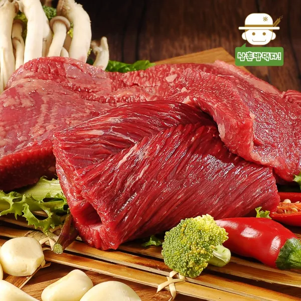  나주목장 전라도 한우 1등급 국거리 300g/500g 국거리300g 냉동 