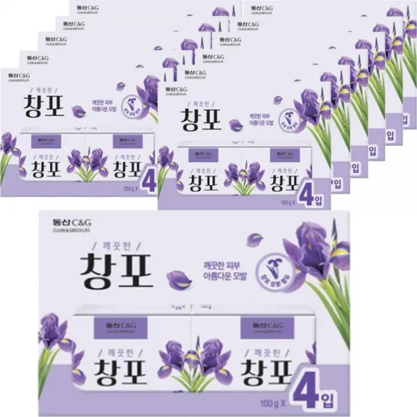 무료배송 크리오 창포비누(100gx4입) 목욕비누, 12세트