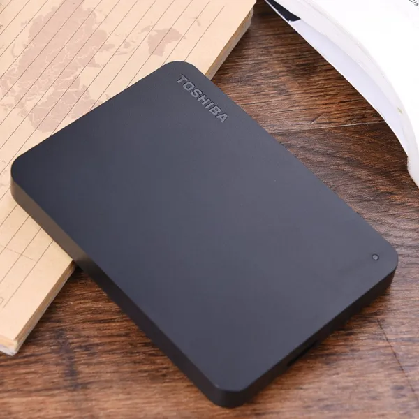 외장하드 [배송 패키지 | 할부 무이자] TOSHIBA / 도시바 모바일 하드 드라이브 2t 휴대 전화 암호화 애, 블랙, 패키지 1 [실리콘 커버] 미끄럼 방지 낙후 스크래치