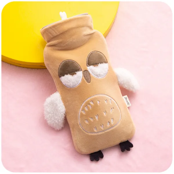 충전식 온수물주머니 핫팩 휴대용 스몰 찜질기, 카키병아리600ml