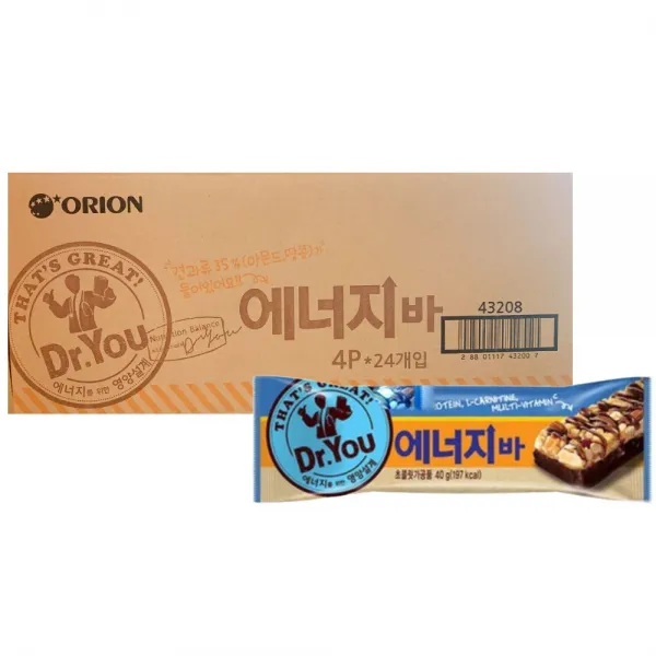 닥터유 에너지바, 40g, 96개